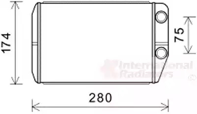 Теплообменник VAN WEZEL 17006410