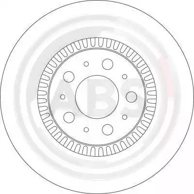 Тормозной диск A.B.S. 17012