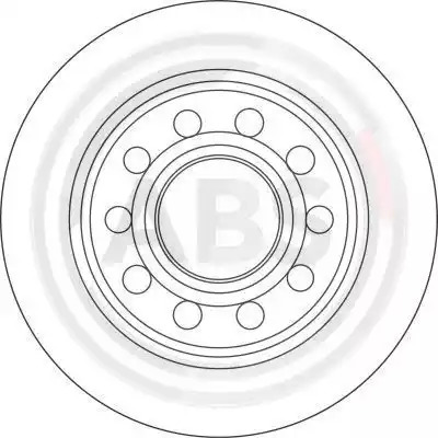 Тормозной диск A.B.S. 17333