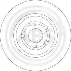 Тормозной диск A.B.S. 17510
