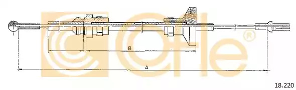 Трос COFLE 18.220 (92.18.220)