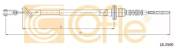Трос COFLE 18.3500 (92.18.3500)