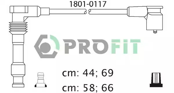 Комплект электропроводки PROFIT 1801-0117