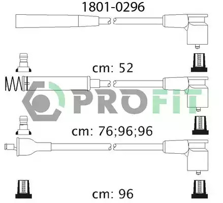 Комплект электропроводки PROFIT 1801-0296