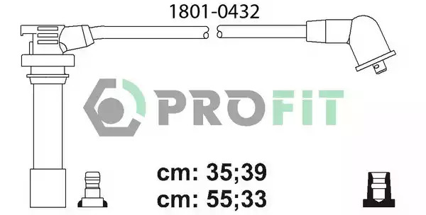 Комплект электропроводки PROFIT 1801-0432