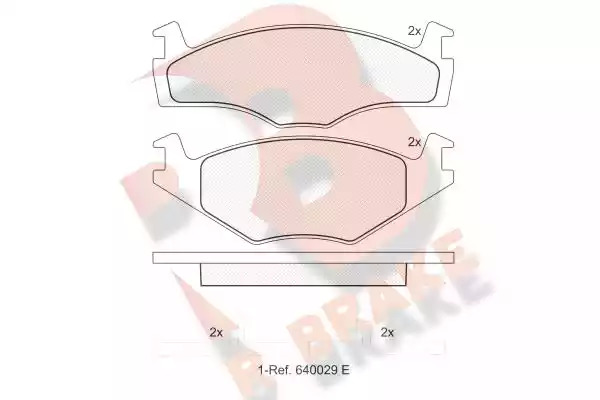 Комплект тормозных колодок ICER 180459 (20887, 20888, D280-7183, D569-7209, D280-7243)