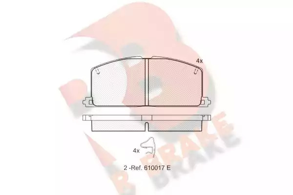 Комплект тормозных колодок ICER 180462 (20870, 21294, D242-7153, D539-7420, D241-7152)