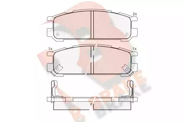 Комплект тормозных колодок ICER 181000 (21703, 21704, 21705, D471-7351)