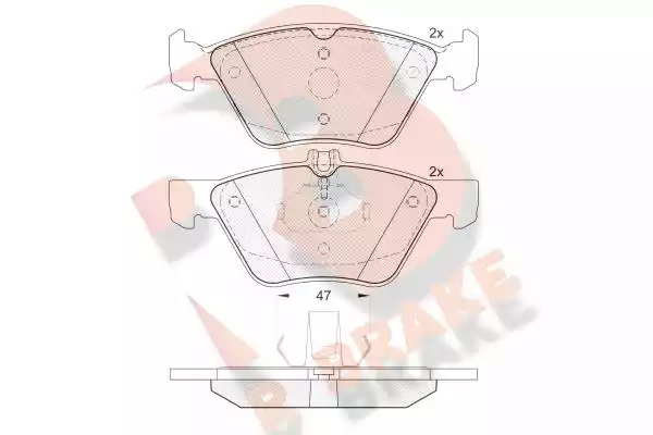 Комплект тормозных колодок ICER 181259 (21670, 21794, D853-7730, D853-8205, D853-8215)