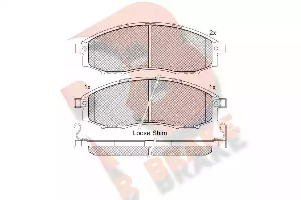 Комплект тормозных колодок ICER 181703 (23970, 23971, 23972, D830-7703, D830-7876)