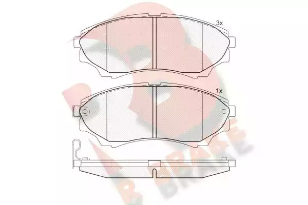 Комплект тормозных колодок ICER 181822 (24353, 24672, 24354, D1574-8784)