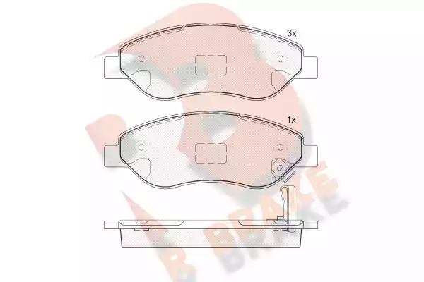 Комплект тормозных колодок ICER 181850 (24550, 24551)