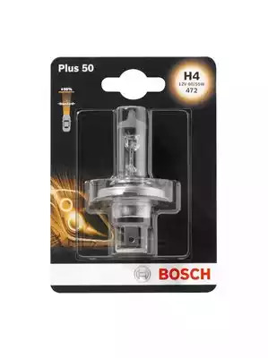 Лампа накаливания BOSCH 1 987 301 040 (H4, 12 V 60/55 W H4 PLUS 50)