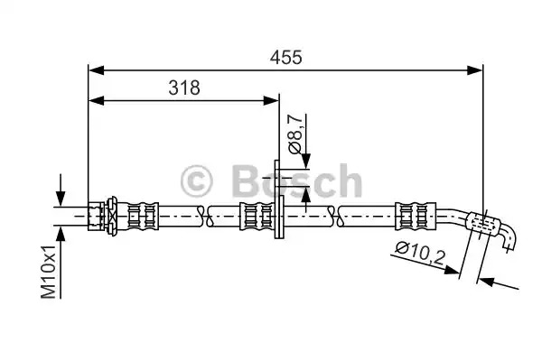 Шлангопровод BOSCH 1 987 476 255 (BH857)