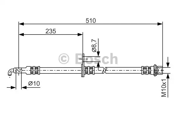 Шлангопровод BOSCH 1 987 476 355 (BH1443)