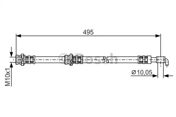 Шлангопровод BOSCH 1 987 476 401 (BH872)