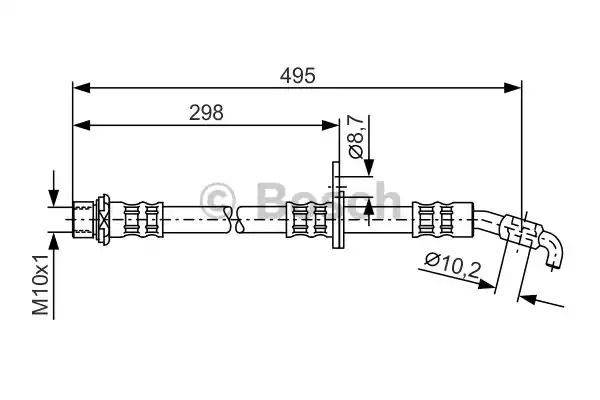 Шлангопровод BOSCH 1 987 476 962 (BH606)