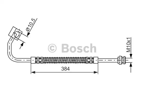 Шлангопровод BOSCH 1 987 476 983 (BH625)