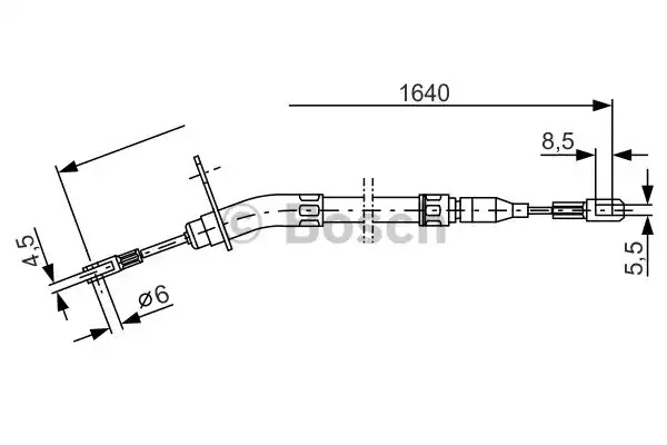 Трос BOSCH 1 987 477 011 (BC010)