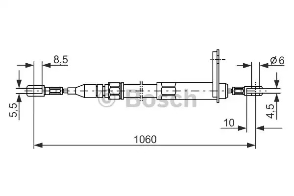 Трос BOSCH 1 987 477 047 (BC041)