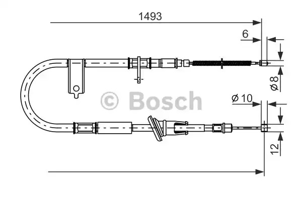 Трос BOSCH 1 987 477 066 (BC856)