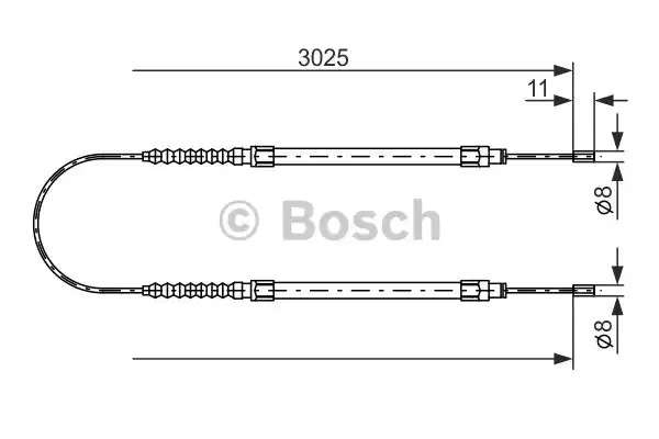 Трос BOSCH 1 987 477 113 (BC862)