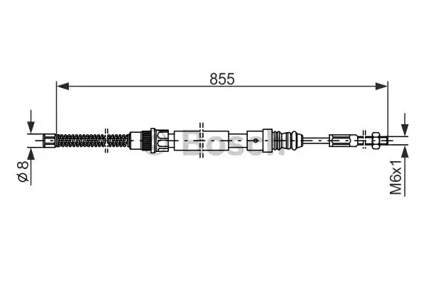 Трос BOSCH 1 987 477 148 (BC128)