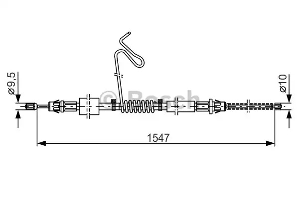 Трос BOSCH 1 987 477 174 (BC868)