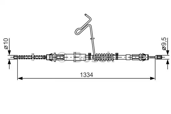 Трос BOSCH 1 987 477 177 (BC870)