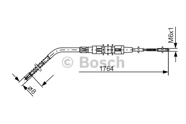 Трос BOSCH 1 987 477 181 (BC153)