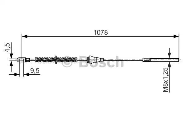 Трос BOSCH 1 987 477 310 (BC218)