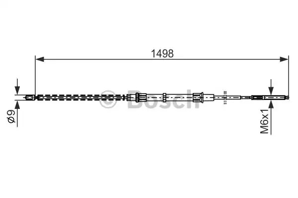 Трос BOSCH 1 987 477 338 (BC242)