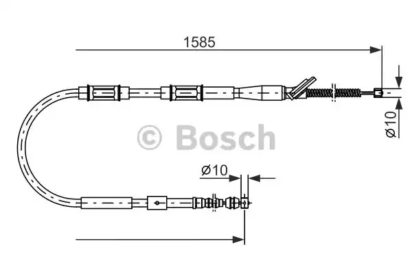 Трос BOSCH 1 987 477 413 (BC306)