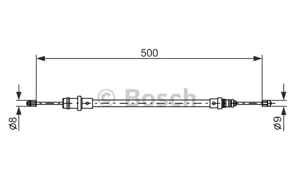 Трос BOSCH 1 987 477 565 (BC427)