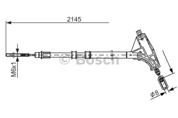 Трос BOSCH 1 987 477 592 (BC454)