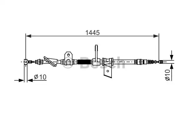 Трос BOSCH 1 987 477 624 (BC486)