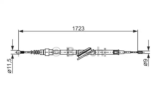 Трос BOSCH 1 987 477 686 (BC548)