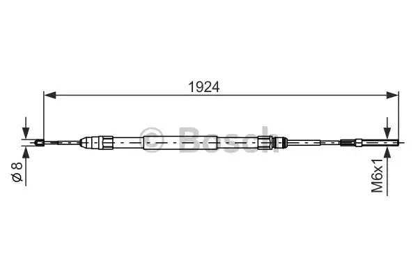 Трос BOSCH 1 987 477 693 (BC555)