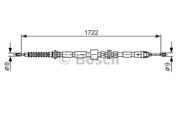 Трос BOSCH 1 987 477 733 (BC590)