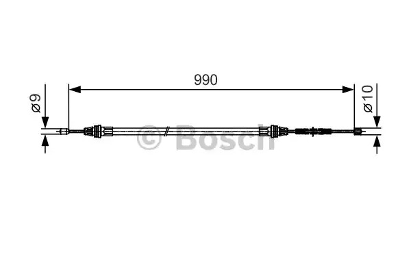 Трос BOSCH 1 987 477 751 (BC605)