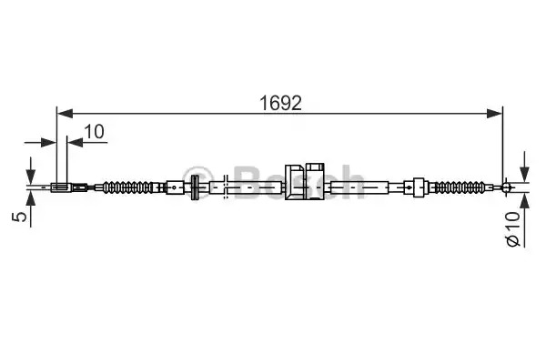 Трос BOSCH 1 987 477 813 (BC661)