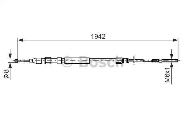 Трос BOSCH 1 987 477 820 (BC705)