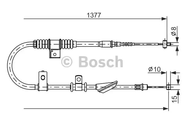 Трос BOSCH 1 987 477 842 (BC722)