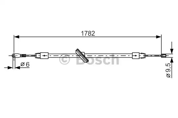 Трос BOSCH 1 987 477 902 (BC682)