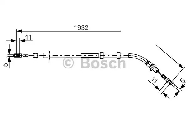 Трос BOSCH 1 987 477 904 (BC684)