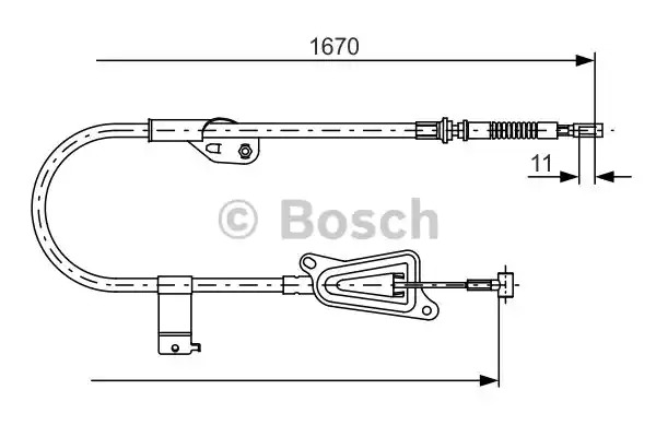 Трос BOSCH 1 987 477 943 (BC777)