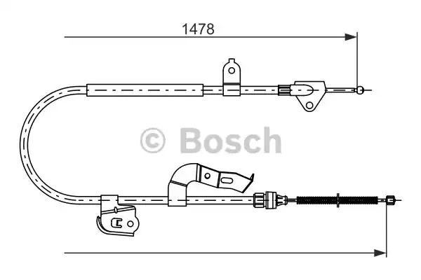 Трос BOSCH 1 987 477 951 (BC785)