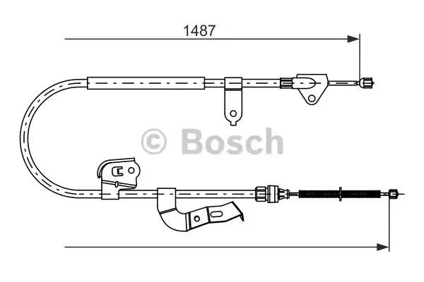 Трос BOSCH 1 987 477 952 (BC786)