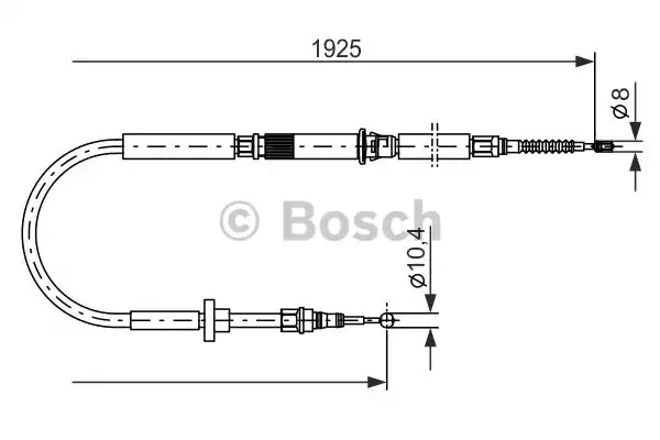 Трос BOSCH 1 987 477 959 (BC793)