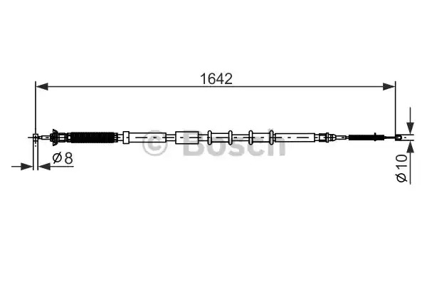 Трос BOSCH 1 987 477 974 (BC808)